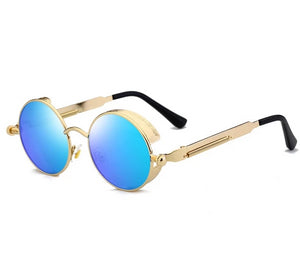 Bohemian Steampunk-Inspired Polarized Retro Sunglasses