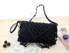 Woven Macrame Shoulder Bag