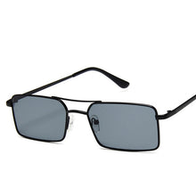 Vintage, Thin, Rectangle Sunglasses