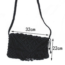 Woven Macrame Shoulder Bag