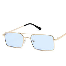 Vintage, Thin, Rectangle Sunglasses