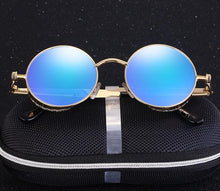 Bohemian Steampunk-Inspired Polarized Retro Sunglasses