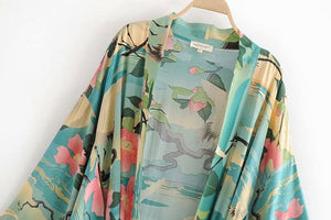 Boho Floral Kimono