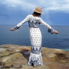 Long Bohemian Summer Wrap Dress.  3 prints to choose from.