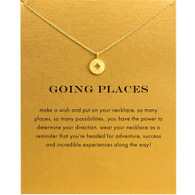 Minimalist Inspirational Compass Necklace for the Free Spirited Woman