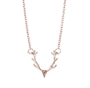 Beautiful Vintage-Inspired Bohemian Elk Antler Necklace. 3 to choose from.